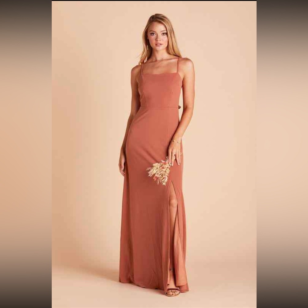Azazie Terracotta Bridesmaid Dress Size A4